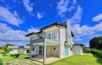 Imagem: A casa em condomínio possui 5 Dormitórios, 5 Banheiros, 1