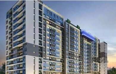 Imagem: O apartamento possui 1 Dormitório, 1 Banheiro, 1 Vaga na garagem