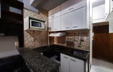 Imagem: O apartamento possui 1 Dormitório, 1 Banheiro, 35m² de Área