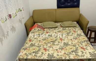 Imagem: O apartamento possui 1 Dormitório, 1 Banheiro, 1 Vaga na garagem