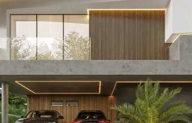 Imagem: A casa em condomínio possui 5 Dormitórios, 5 Banheiros, 4