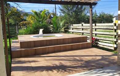 Imagem: A casa em condomínio possui 3 Dormitórios, 1 Banheiro, 4 Vagas