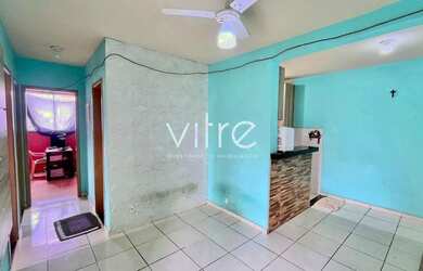 Imagem: O apartamento possui 3 Dormitórios, 1 Banheiro, 1 Vaga na garagem