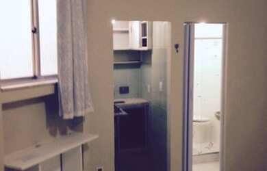 Imagem: A kitnet possui 1 Dormitório, 1 Banheiro, 18m² de Área e