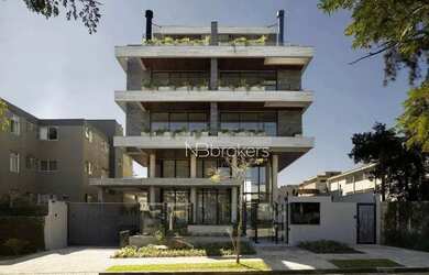 Imagem: O apartamento na cobertura possui 3 Dormitórios, 5 Banheiros