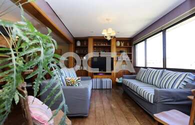 Imagem: O apartamento na cobertura possui 4 Dormitórios, 4 Banheiros