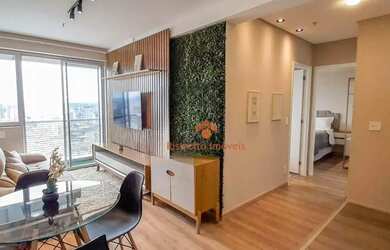 Imagem: O apartamento possui 2 Dormitórios, 1 Banheiro, 1 Vaga na garagem