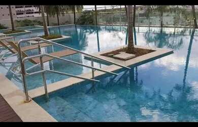 Imagem: O apartamento possui 1 Dormitório, 2 Banheiros, 1 Vaga na garagem