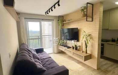 Imagem: O apartamento e possui 2 Dormitórios, 2 Banheiros, 1 Vaga na