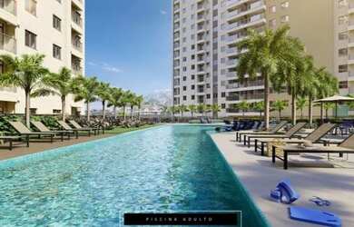 Imagem: O apartamentoe possui 1 Dormitório, 1 Banheiro, 33-0m² de