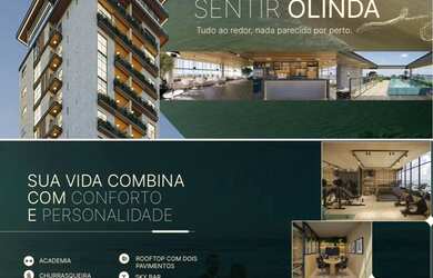 Imagem: O apartamento possui 2 Dormitórios, 2 Banheiros, 1 Vaga na