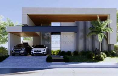 Imagem: A casa em condomínio possui 3 Dormitórios, 4 Banheiros, 2