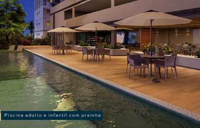 Imagem: O apartamento possui 2 Dormitórios, 1 Banheiro, 1 Vaga na garagem