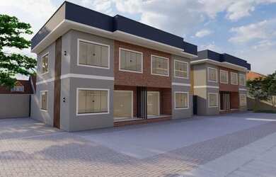 Imagem: A casa em condomínio possui 4 Dormitórios, 2 Banheiros, 1