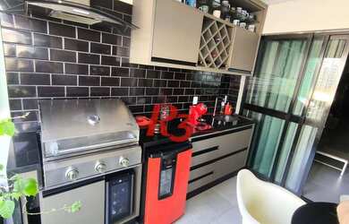 Imagem 2: Apartamento à venda, 132 m² por R$ 1.300.000,00 - Pompéia - Santos/SP