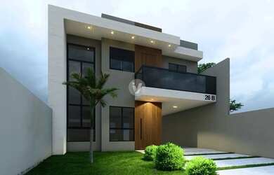 Imagem: A casa possui 3 Dormitórios, 3 Banheiros, 1 Vaga na garagem