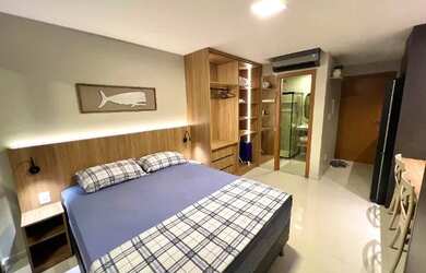 Imagem: O apartamento possui 1 Dormitório, 1 Banheiro, Imóvel novo