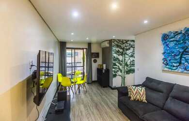 Imagem: O apartamento possui 2 Dormitórios, 2 Banheiros, 1 Vaga na