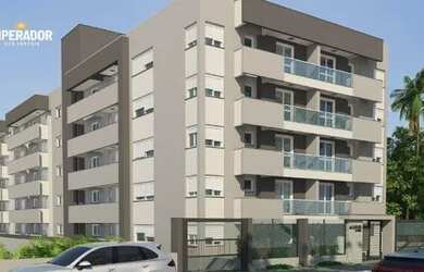 Imagem: O apartamento possui 1 Dormitório, 1 Banheiro, 1 Vaga na garagem