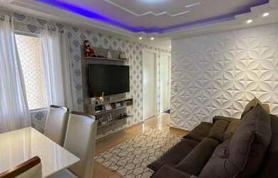 Imagem: O apartamento possui 2 Dormitórios, 1 Banheiro, 1 Vaga na garagem