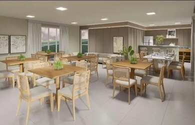 Imagem: O apartamento possui 2 Dormitórios, 1 Banheiro, 1 Vaga na garagem