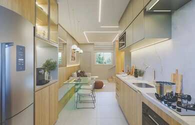 Imagem: A casa possui 2 Dormitórios, 1 Banheiro, 1 Vaga na garagem