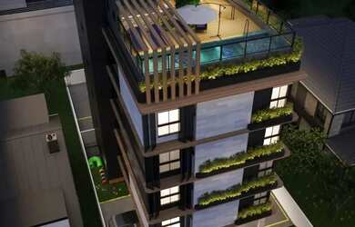 Imagem: O studio possui 2 Dormitórios, 2 Banheiros, 1 Vaga na garagem