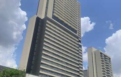 Imagem: O apartamento possui 1 Dormitório, 1 Banheiro, 1 Vaga na garagem