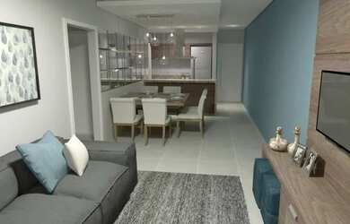 Imagem: O apartamento possui 2 Dormitórios, 2 Banheiros, 2 Vagas na