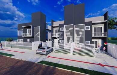 Imagem: A casa possui 3 Dormitórios, 2 Banheiros, 2 Vagas na garagem