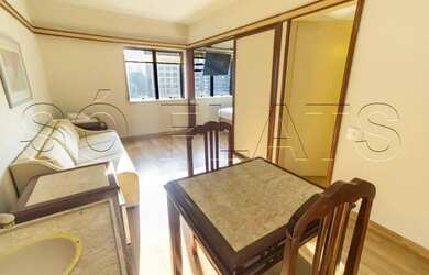 Imagem: O studio possui 1 Dormitório, 1 Banheiro, 1 Vaga na garagem