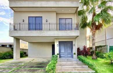 Imagem: A casa em condomínio possui 4 Dormitórios, 5 Banheiros, 4