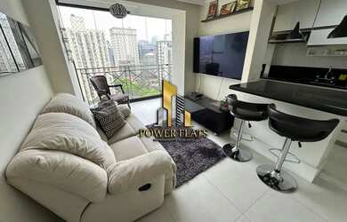 Imagem: O studio possui 2 Dormitórios, 2 Banheiros, 1 Vaga na garagem