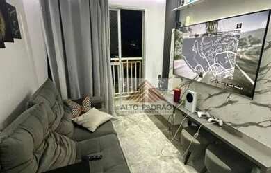 Imagem: O apartamento possui 2 Dormitórios, 1 Banheiro, 1 Vaga na garagem