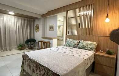 Imagem: O apartamento para alugar possui 1 Dormitório, 1 Banheiro