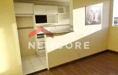 Imagem: O apartamento possui 2 Dormitórios, 1 Banheiro, 1 Vaga na garagem