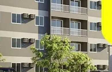 Imagem: O apartamento possui 2 Dormitórios, 1 Banheiro, 1 Vaga na garagem