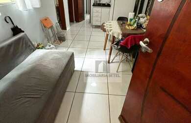 Imagem: O apartamento na cobertura possui 2 Dormitórios, 1 Banheiro