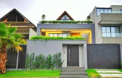 Imagem: A casa em condomínio possui 4 Dormitórios, 5 Banheiros, 2