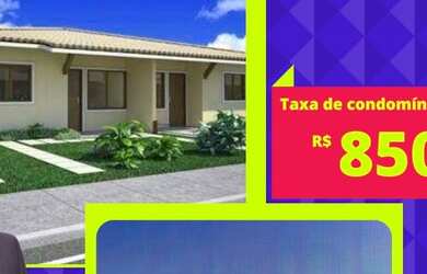 Imagem: A casa em condomínio possui 2 Dormitórios, 1 Banheiro e está