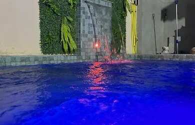 Imagem: A casa em condomínio possui 5 Dormitórios, 5 Banheiros, 2