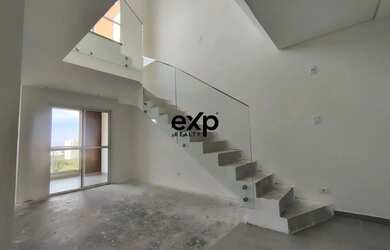 Imagem: O apartamento na cobertura possui 3 Dormitórios, 3 Banheiros