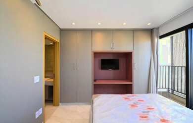 Imagem 3: Apartamento mobiliado. Imóvel mobiliado, 43m² de Área, 1 Vaga na garageme1...