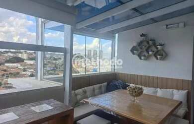 Imagem: O apartamento na cobertura possui 2 Dormitórios, 2 Banheiros