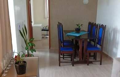 Imagem: O apartamento possui 2 Dormitórios, 1 Banheiro, 1 Vaga na garagem