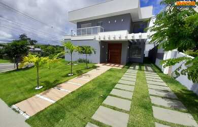 Imagem: A casa em condomínio possui 4 Dormitórios, 5 Banheiros, 4