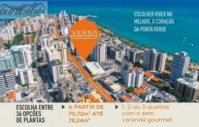 Imagem 2: Versa Ponta Verde, empreendimento conceito de planta aberta, monte do...