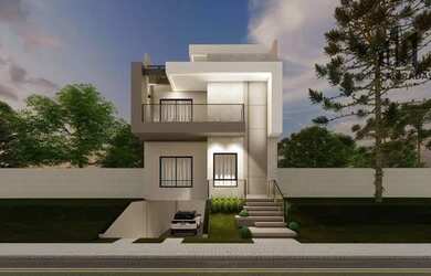 Imagem: A casa em condomínio possui 3 Dormitórios, 3 Banheiros, 1