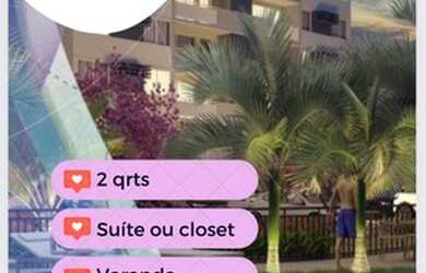 Imagem: O apartamento possui 2 Dormitórios, 2 Banheiros, 1 Vaga na