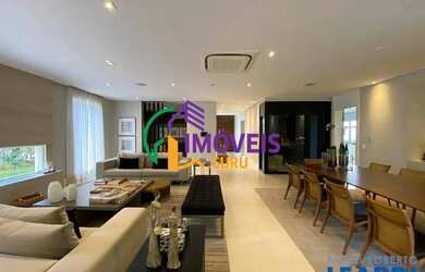 Imagem: A casa em condomínio possui 4 Dormitórios, 4 Banheiros, 4